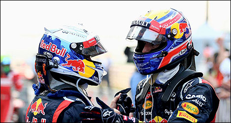 Sebastian Vettel F1 Red Bull Mark Webber