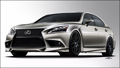 Lexus LS 460 F Sport by the Five Axis design studio