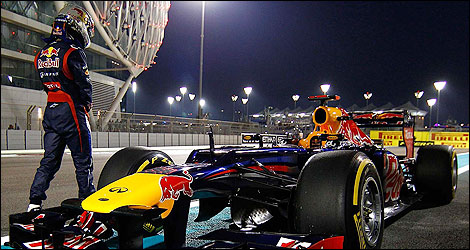 F1 Sebastian Vettel Red Bull qualifying Abu Dhabi