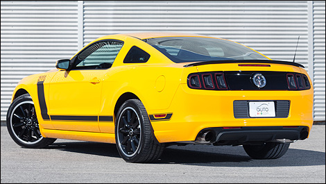 2013 Ford Mustang Boss 302 3/4 rear view