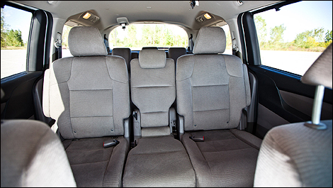 2012 Honda Odyssey rear interior