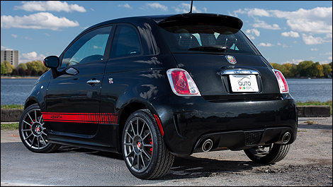 2012 Fiat 500 Abarth rear view