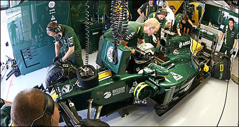Caterham F1 Giedo Van der Garde