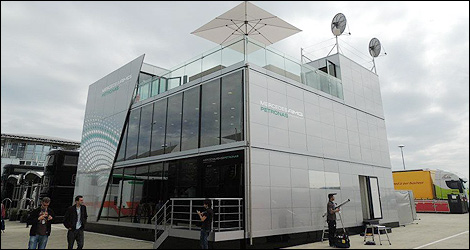 F1 Mercedes AMG motorhome