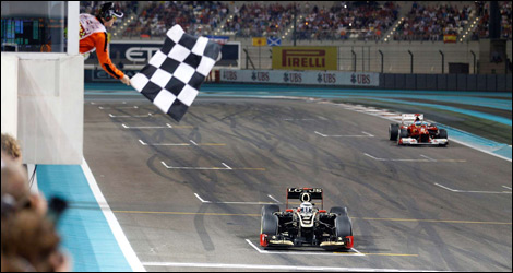 F1 Kimi Raikkonen Lotus Abu Dhabi Fernando Alonso Ferrari