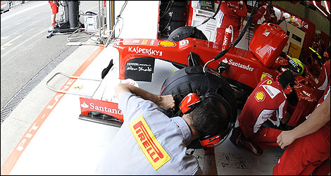F1 Pirelli Ferrari