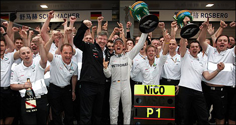 F1 Mercedes AMG Nico Rosberg