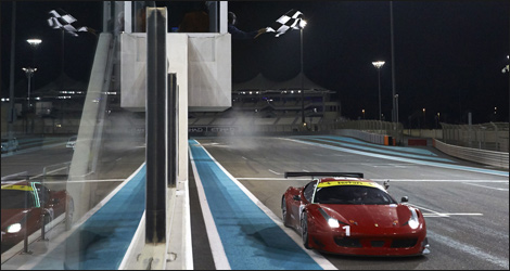 Gulf 12 Hours, Yas Marina circuit, Toni Vilander, Gimmi Bruni