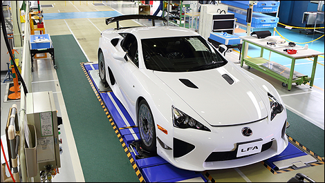500 Lexus LFA units now produced