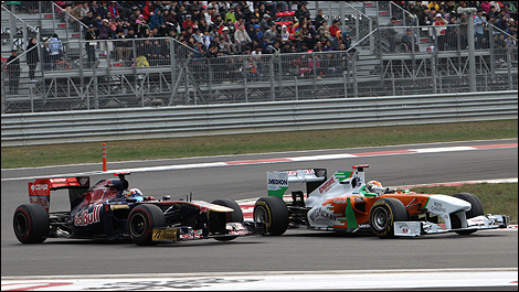 F1 Toro Rosso Sébastien Buemi Sahara Force India