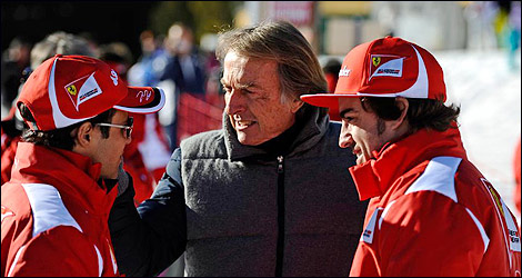 F1 Ferrari Felipe Massa Fernando Alonso Luca di Montezemolo