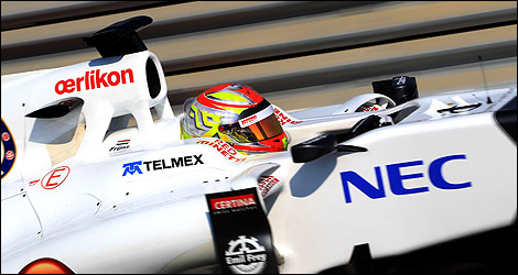 F1 Sauber C32 Robin Frijns Abu Dhabi