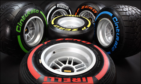 F1 Pirelli 2013 tires
