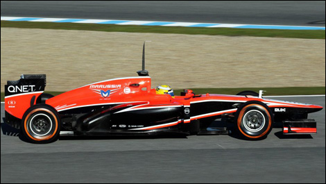 F1 Marussia MR02 Luiz Razia