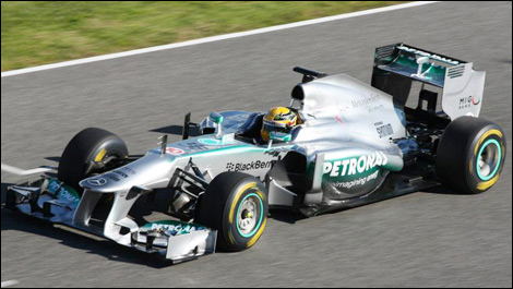 F1 Lewis Hamilton Jerez Mercedes W04