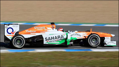 F1 Sahara Force India VJM06 James Rossiter Jerez