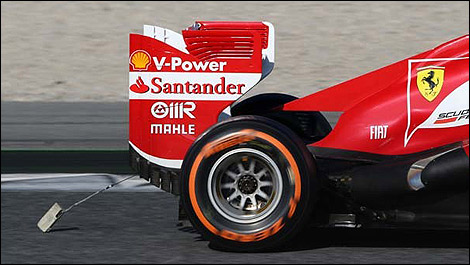 F1 Ferrari back F138