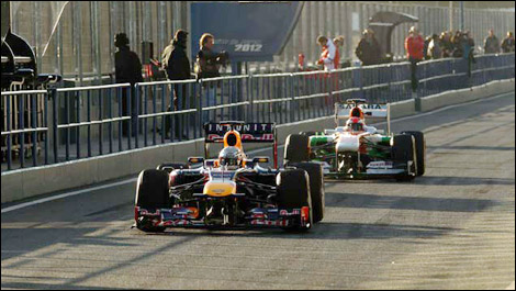 F1 Jerez Red Bull Sahara Force India