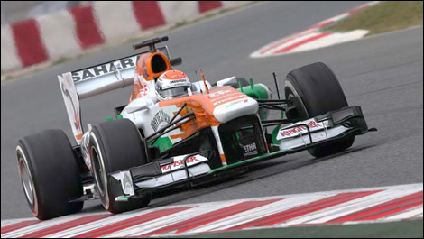 F1 Adrian Sutil Barcelona Sahara Force India VJM06