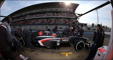 Nico Hulkenberg, Sauber C32 (Photo: WRi2)