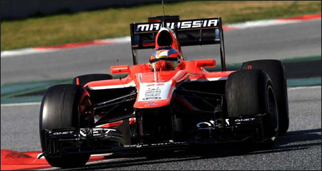 F1 Jules Bianchi Marussia MR02