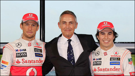 F1 McLaren Martin Whitmarsh Sergio Perez Jenson Button