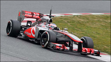 F1 McLaren MP4-28 Jenson Button