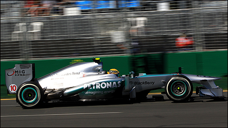F1 cars Australia Melbourne 2013