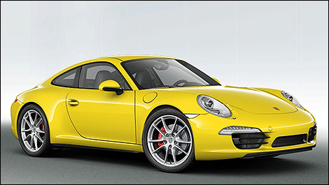 2013 Porsche 911 Carrera 4S 3/4 view