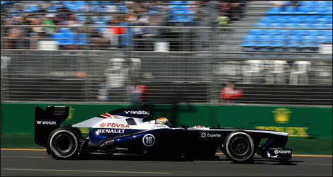 Williams FW35, Melbourne