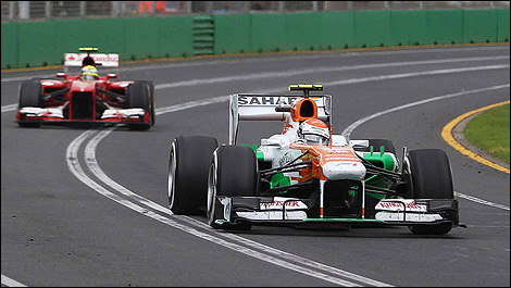 F1 Melbourne Adrian Sutil Felipe Massa