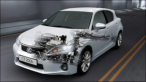 2013 Lexus CT200h 3/4 view