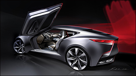 2015 Hyundai Genesis Coupe 3/4 view