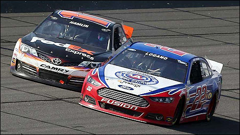 NASCAR Joey Logano Denny Hamlin
