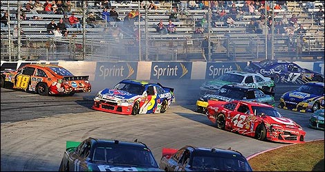 NASCAR Martinsville wreck