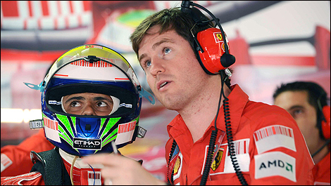 F1 Ferrari Rob Smedley Felipe Massa