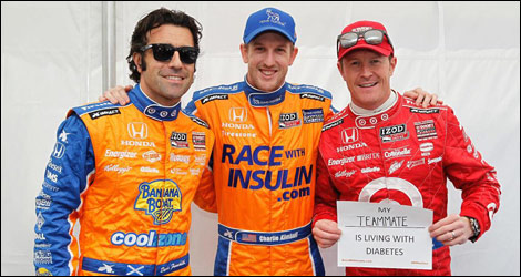 Charlie Kimball, IndyCar, Race with insulin
