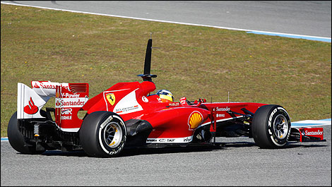 F1 Ferrari Pedro De la Rosa Jerez