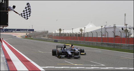 Sam Bird, Bahrain (Photo: GP2)