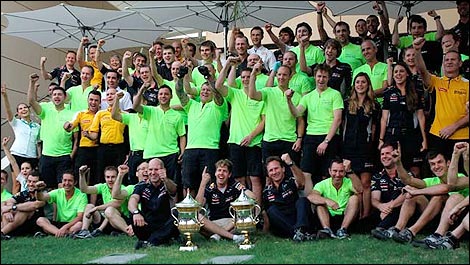 F1 Red Bull team victory Bahrain