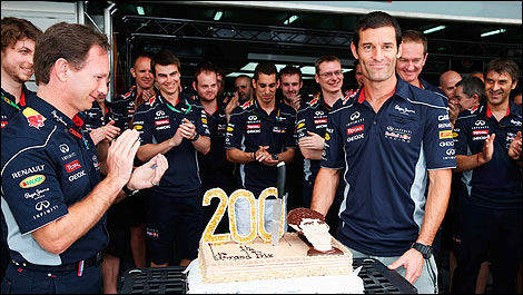 Mark Webber Red Bull F1 200