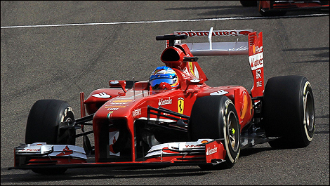 F1 Ferrari DRS Fernando Alonso Bahrain