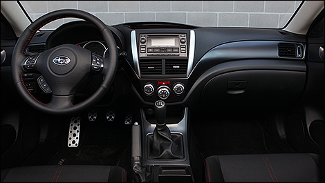 2013 Subaru Impreza WRX Sedan driver's cockpit