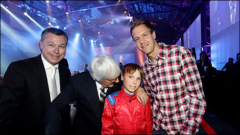 F1 Sebastian Vettel François Dumontier Bernie Ecclestone L'Arsenal