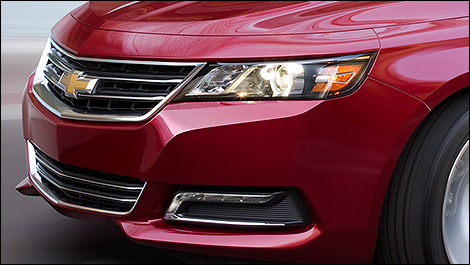 2014 Chevrolet Impala  front 3/4 view close-up