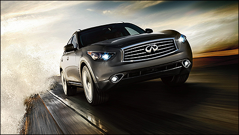 2013 Infiniti FX 3/4 view
