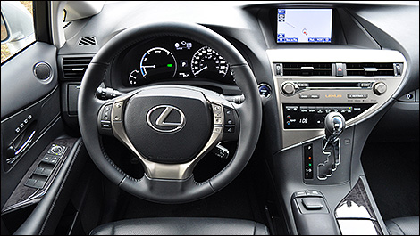 2013 Lexus RX 450h driver's cockpit