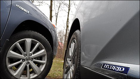 2013 Toyota Highlander hybride and Lexus RX 450h