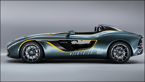Aston Martin CC100 Speedster vue côté
