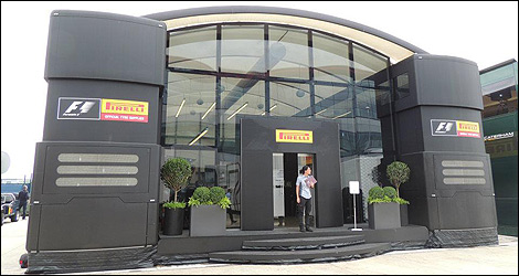 F1 Pirelli motorhome